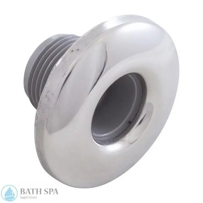 Waterway Ozone Cluster Jet Internal [2" FD] [Fixed] [Large Face] [Smooth] [Gray/SS] (212-9897S) Spa Parts: Spa Jets (Waterway Ozone/Cluster Jets) 212-9897S