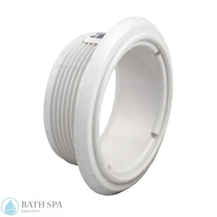 Waterway 3-1/2" Quad Flo / Power Series Wall Fitting Only [White] (215-4500) Spa Parts: Spa Jets (Waterway Quad Flo Jets) 2154500