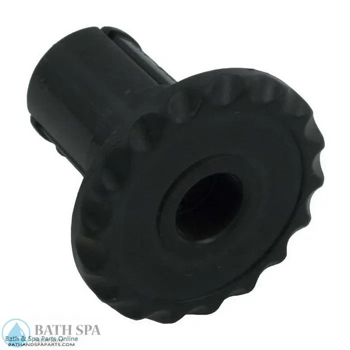 Waterway Cluster Jet Internal [1-1/2" FD] [Fixed] [Deluxe Scalloped] [Black] (217-0511) Spa Parts: Spa Jets (Waterway Ozone/Cluster Jets) 217-0511