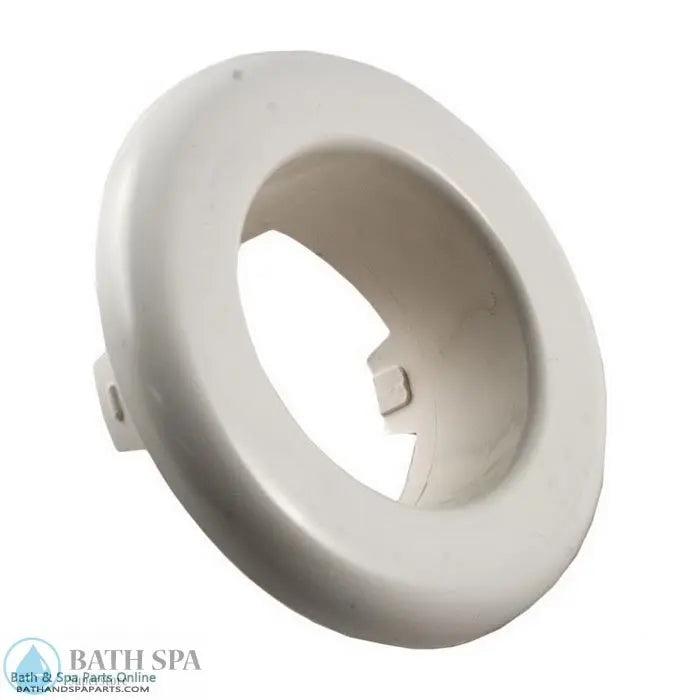 Waterway Poly Jet Deluxe Roto Series Escutcheon [Smooth Face] [White] (218-6140) Spa Parts: Spa Jets (Waterway Poly Jets) 218-6140