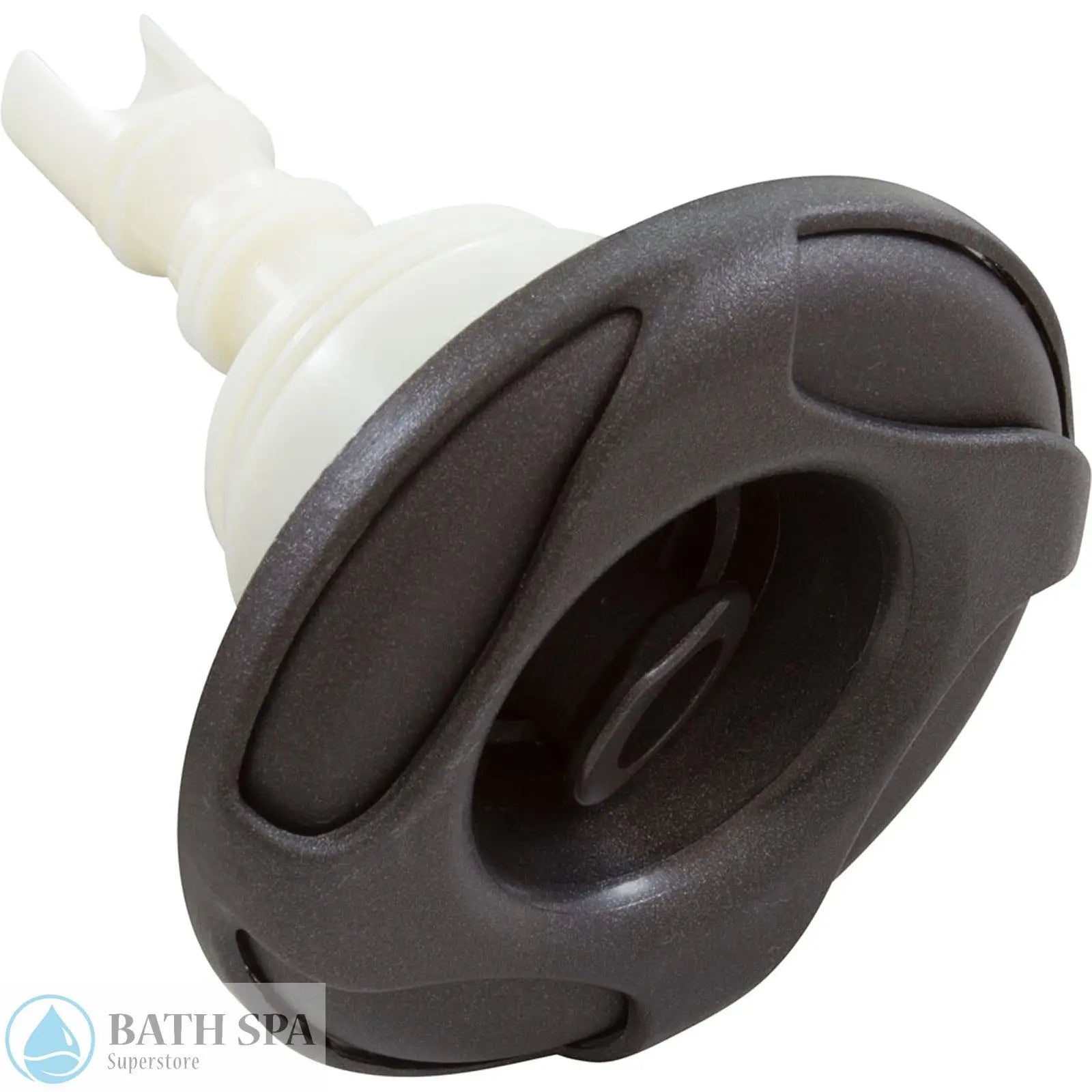 Waterway Mini Storm Jet Internal [3-5/16" FD] [Swirl] [Roto] [Threaded] [Dark Grey] (229-0329-DSG) Spa Parts: Spa Jets (Waterway Mini Storm Series Jets) 229-0329-DSG