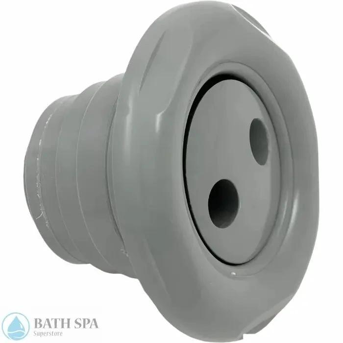 CMP Spa Jet Internal [3-1/2" FD] [Twin Roto] [Smooth] [Scalloped] [Gray] (23532-131) Spa Parts: Spa Jets 23532-131-000