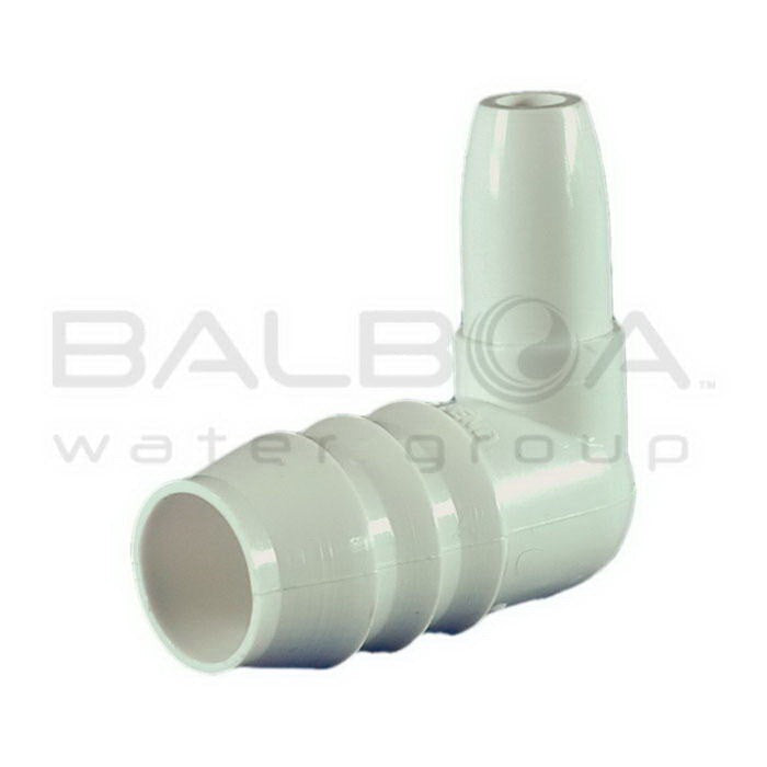 Balboa Injector Elbow [1/4" Orifice x 3/4" Barb] (23834-V)