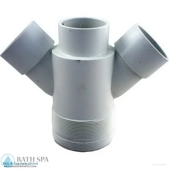 Pentair 3-Port Top Mount Diverter Valve [1" Slip] [Scallop] [Grey] (9881WW) PVC Plastic Fittings & Valves: Valves - 2-3-4-5 Way Valves 26-110-1615_xl