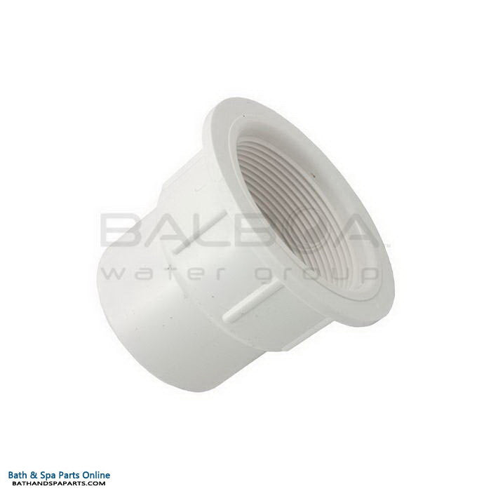 Balboa Slimline Suction W/10 Degree Offset [Straight Nut] [White] (30-6105WHT)