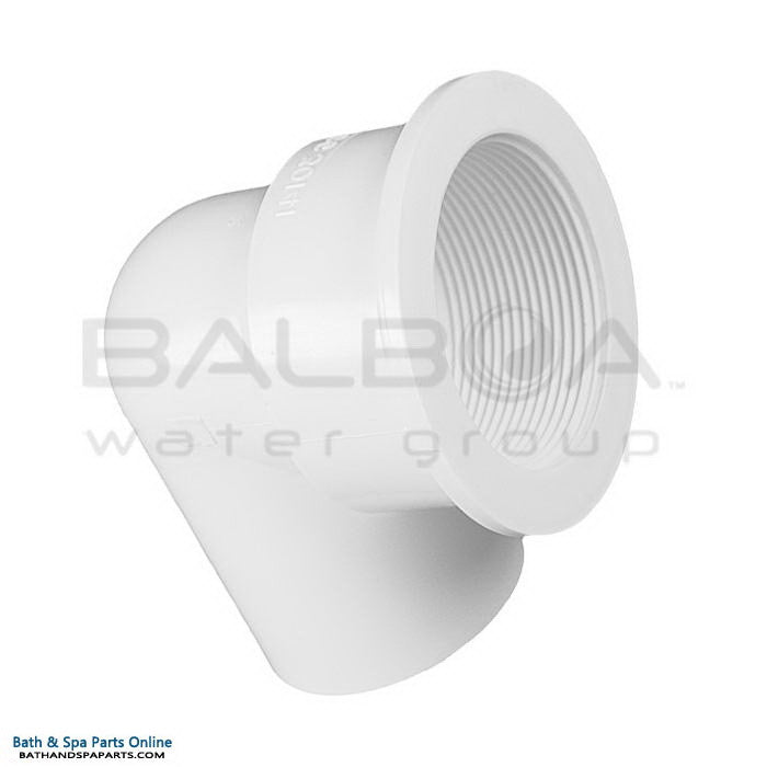 Balboa Threaded Suction Elbow [2" Slip x 1/2" Slip] (30146-V)