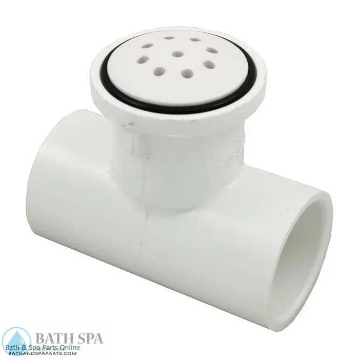 Waterway Top Flo Air Injector [1" Slip Tee Style] [White] (670-2320) Spa Parts: Spa Air Blower Parts 35-270-1044_XL