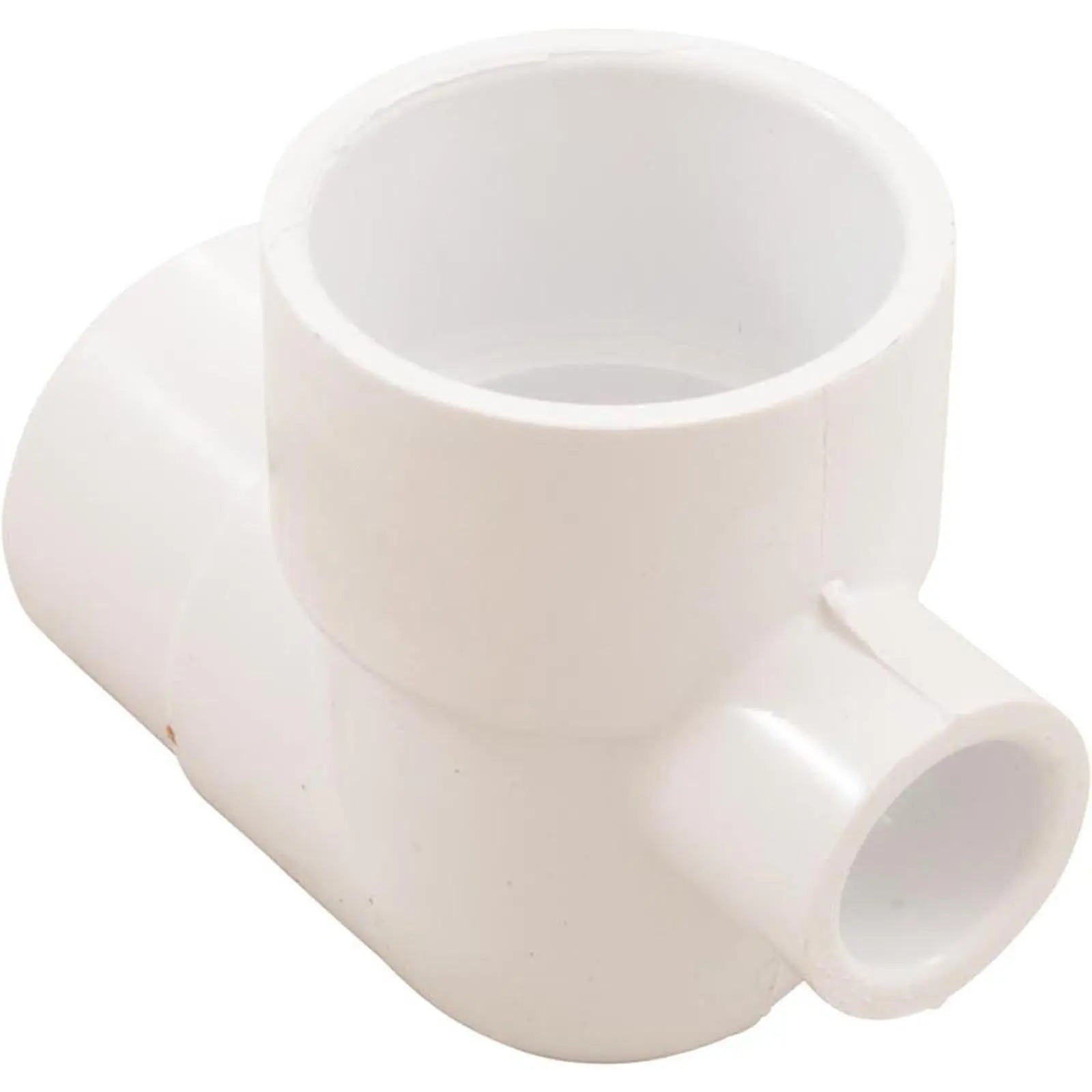 Waterway 90 Degree Street Elbow [Ell] [1-1/2" Slip x 1-1/2" Spigot x 1/2" Slip] (411-4080) PVC Plastic Fittings & Valves: Elbows 411-4080-REVERSE