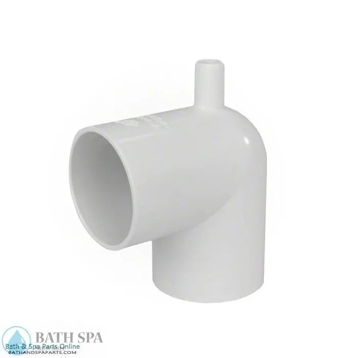 Waterway 90 Degree Elbow [Ell] [2-1/2" Slip x 2-1/2" Slip x 3/4" Smooth Barb] (411-9180) PVC Plastic Fittings & Valves: Elbows 411-9180