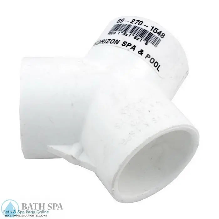 Waterway 120 Degree Wye [1" Slip x 1" Slip x 1" Slip] (413-4160) PVC Plastic Fittings & Valves: Wyes 413-4160