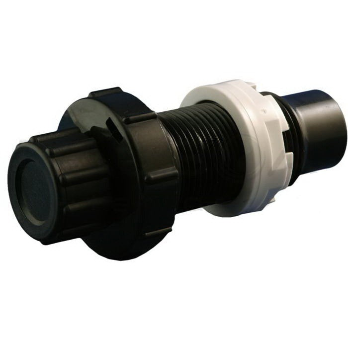 Balboa Spa Drain w/Cap [1/2" Slip Nut] [Black] (41930-BK)