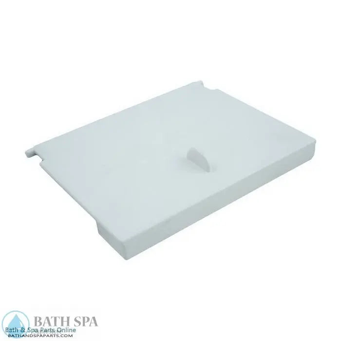 Waterway Front Access Skimmer Weir Door [White] (550-9000) Spa Parts: Spa Skimmer Parts 51-270-1254_XL