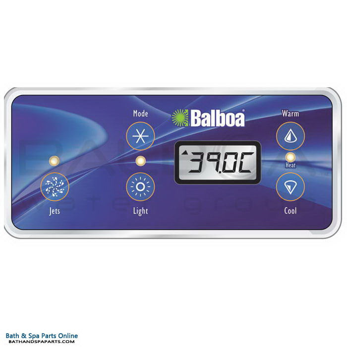 Balboa 5B Serial Standard Spa Topside Panel [No Blower] (51452-01)