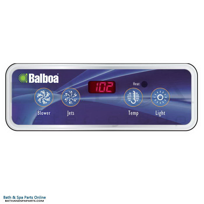 Balboa E4 Lite Digital Spa Topside Panel  [8 Conductor] (51676TUV)