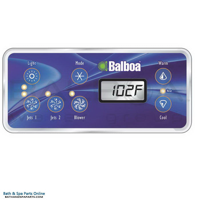 Balboa ML551 Spa Topside Panel [2-Jets/Blower] (53502-02)