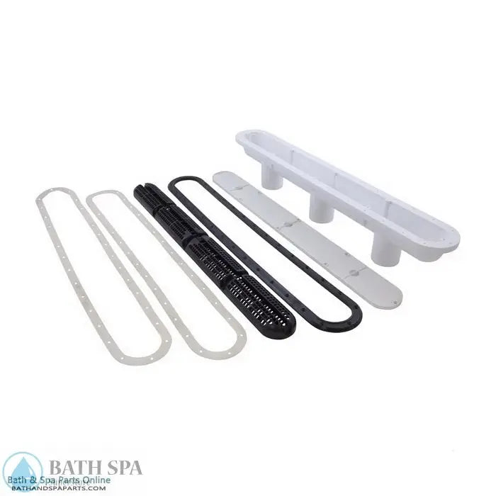 Waterway 32" Vinyl Ultra Strip/Channel Drain [2-1/2" Spigot] [Black] (640-1301 V) Pool Parts: Pool Main Drain 54-270-1312_XL