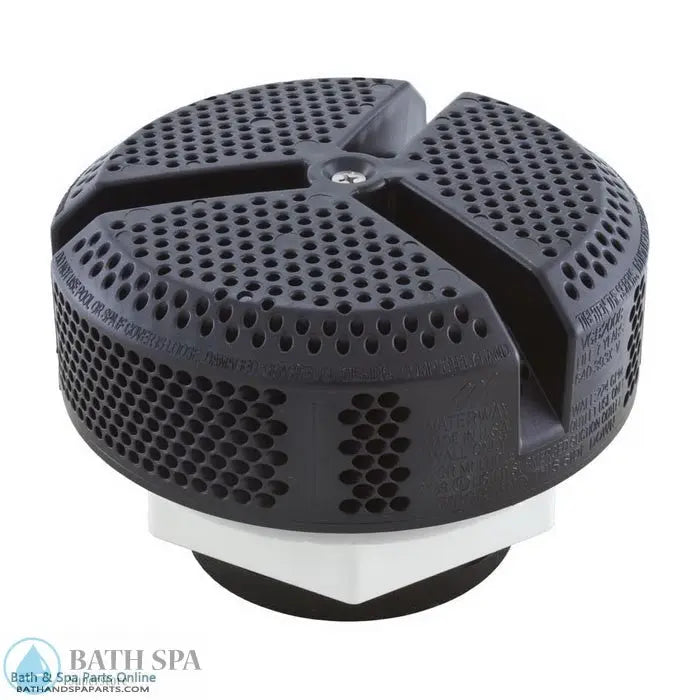 Waterway 5" Ultra-Flo Suction Cover Assembly [2.5" Slip x 3-1/4" HS] [VGB 2008] [Black] (640-3931 V) Spa Parts: Spa Suctions 54-270-1942_XL