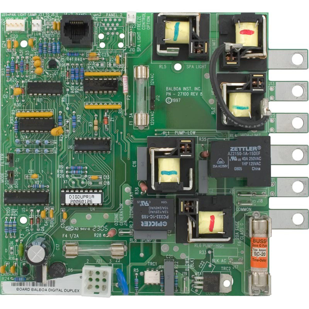 Balboa Circuit Board - Emerald Spas [SS23D Digital Duplex] (50833)