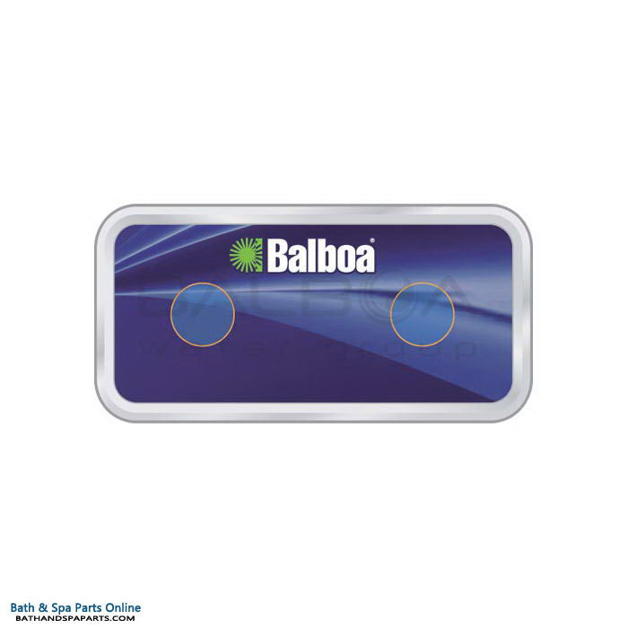 Balboa E2 Auxiliary Spa Topside Panel [2-Button] (54332)