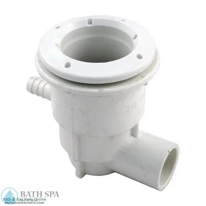 Waterway Adjustable Mini Jet Body [1-3/4"HS] [3/8" Air Barb x 1/2" Slip (Elbow)] (222-1100) Bath Parts: Bath Jet Trim (Waterway) 55-270-1662_XL