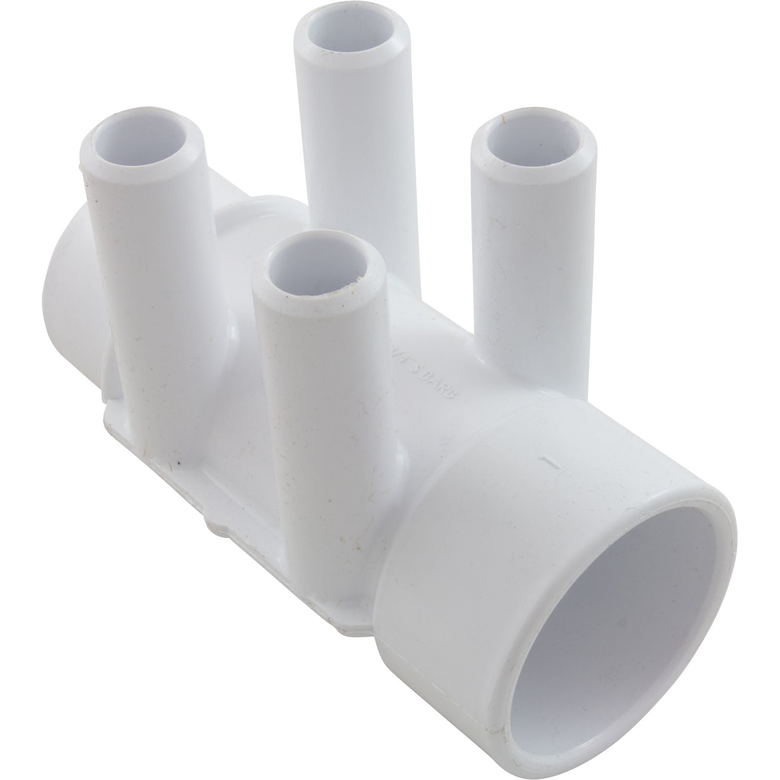 Waterway 4-Port Manifold [1-1/2" Slip x 1-1/2" Spigot x (4) 3/4" Smooth Barb Shur-Grip] (672-4150)