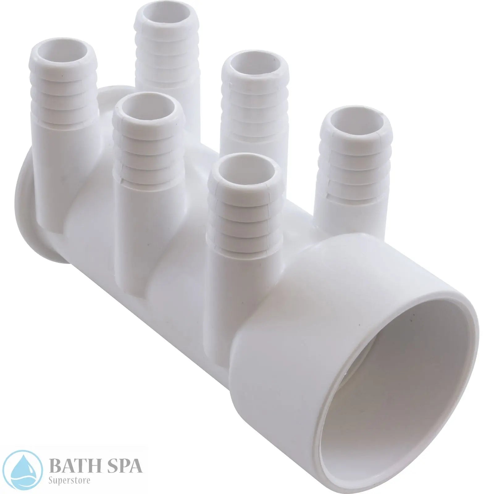 Waterway Water Manifold 4-Port [2" Slip x 2" Slip x (4) 3/4" Ribbed Barb] (672-7110) PVC Plastic Fittings & Valves: Manifolds 55-395-1000_XL