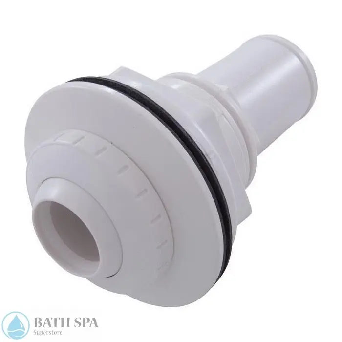 Waterway Deluxe Return Fitting With Eyeball [1-1/2" Barb, 3-1/2" FD, 1" Orifice] [White] (550-9340) PVC Plastic Fittings & Valves: Inlet/Outlet Fittings 550-9340