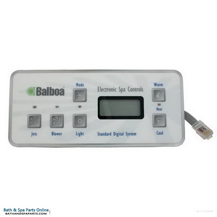 Balboa Generic Panel VL701S/Serial Standard Digital Panel [1 Pump, Blower, Lite] (51057-01)