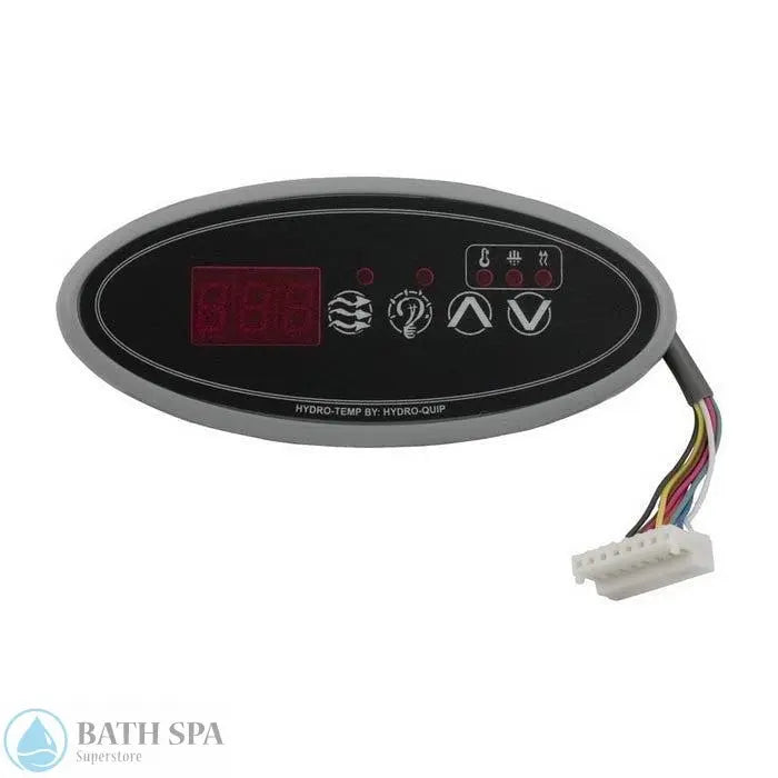 Hydro-Quip Eco-1 4-Button Spa Topside Control Panel [P1,Lt,Sm Oval] (34-0193) Spa Parts: Spa Topside Panels (Hydro-Quip Topside Panels) 58-355-4100