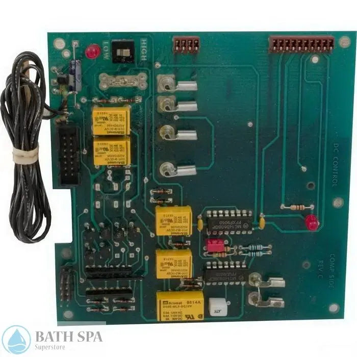 Hydro Spa DC 4-Function PCB Circuit Board [1990 Style] (203027) Spa Parts: Spa Circuit Boards (Hydro Spas) 59-577-1001