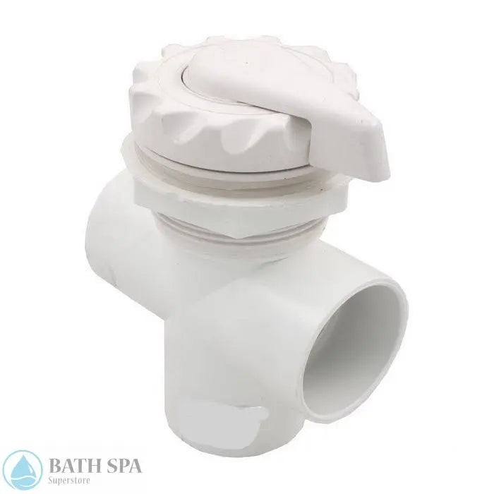 Waterway 2" Scalloped Top Access Diverter Valve [White] (600-3050) PVC Plastic Fittings & Valves: Valves - 2-3-4-5 Way Valves 600-3050