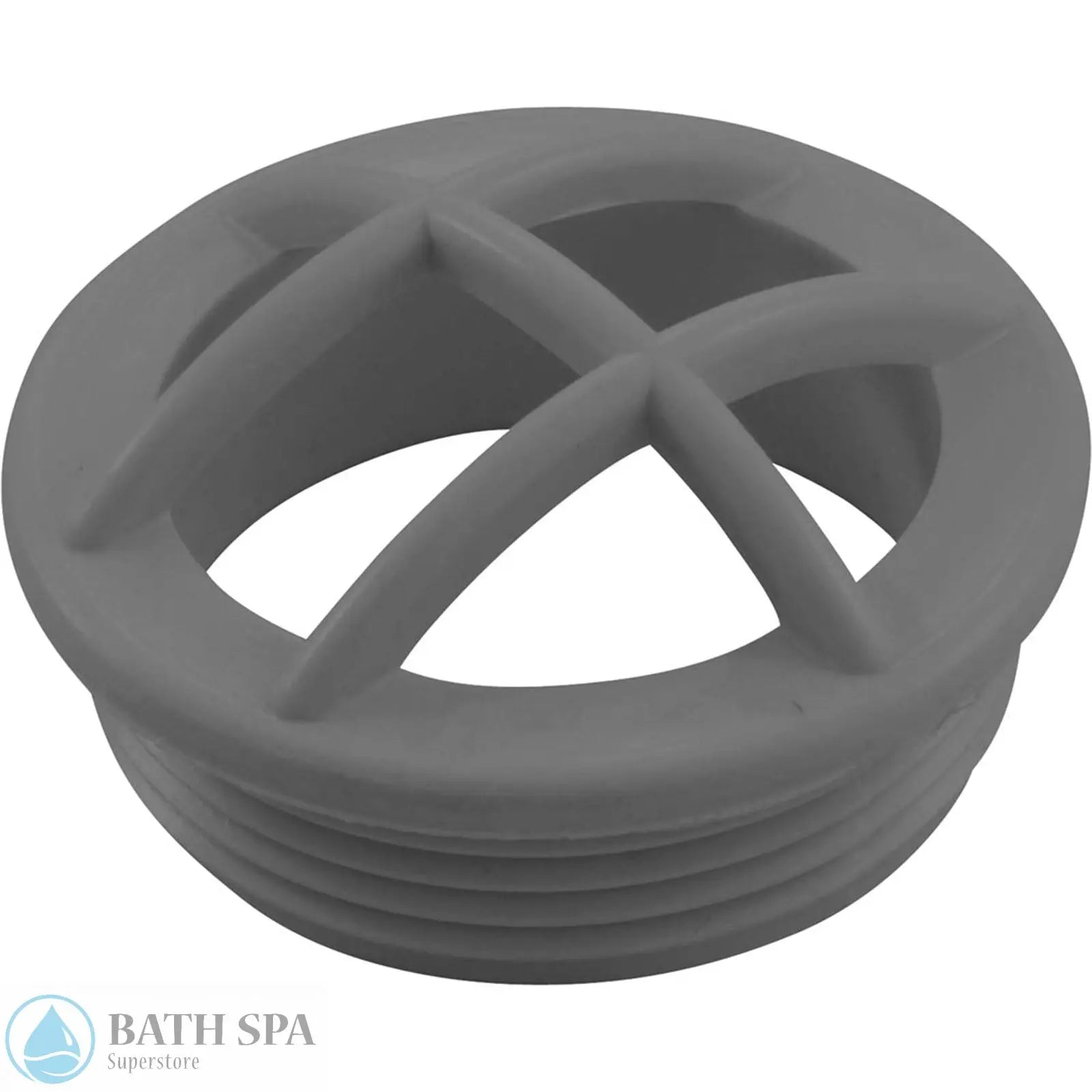 Waterway Grate Insert Suction Wall Fitting [1.5" MPT] [Gray] (602-3167) Spa Parts: Spa Suctions 602-3167_2aec1af0-8c53-4495-8f63-3b7de69d3a80