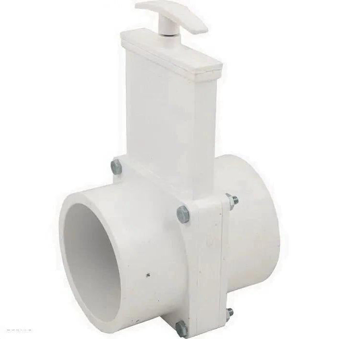 Valterra 3-Piece Gate Valve Assembly [3" Slip x 3" Slip] [30 PSI] (6301) PVC Plastic Fittings & Valves: Valves - 3 Inch Slice Valve 6301_Valterra_Gate_Valve_3_Inch