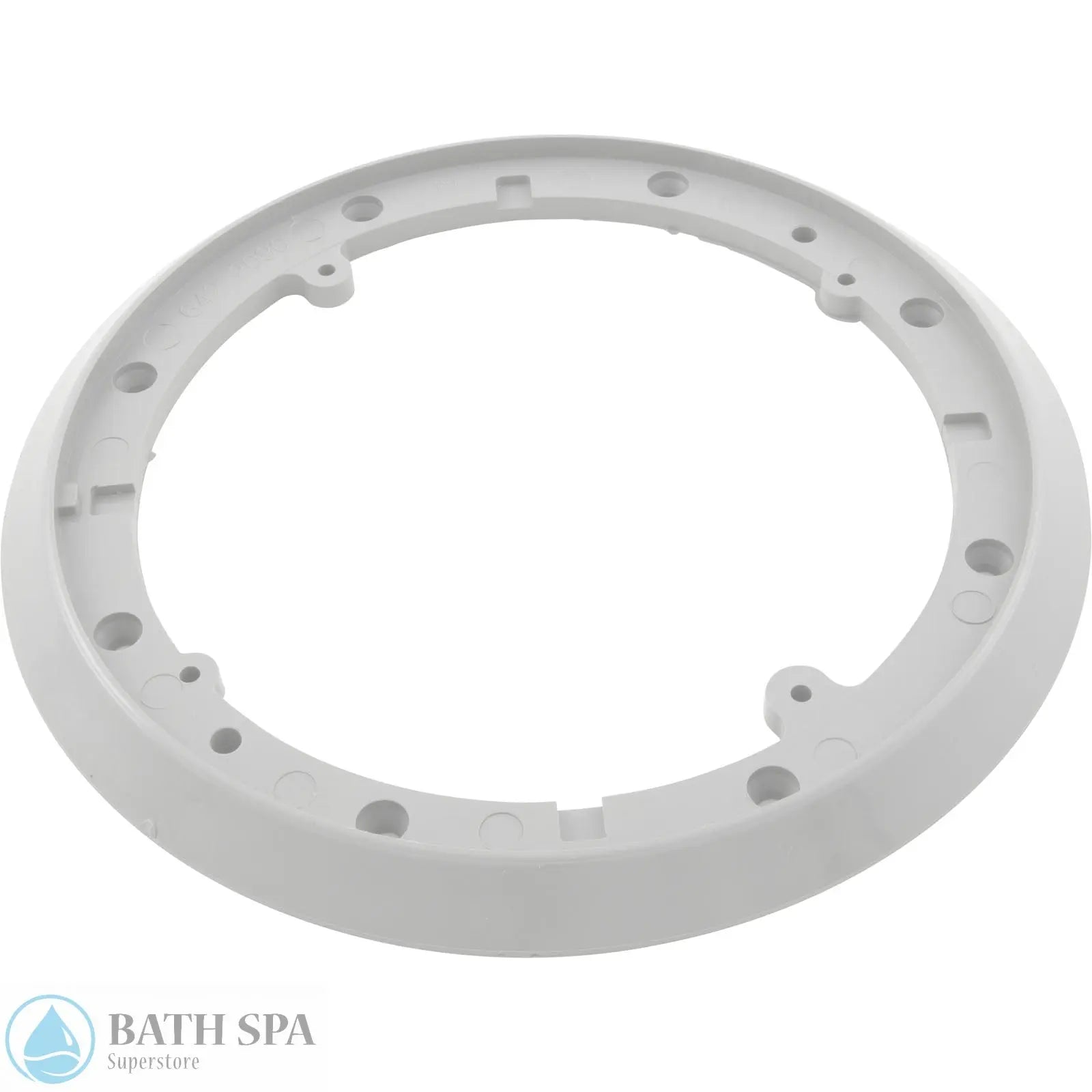 Waterway 8" Round Vinyl Liner Main Drain Mounting Plate [White] (642-2090) Pool Parts: Pool Main Drain 642-2090