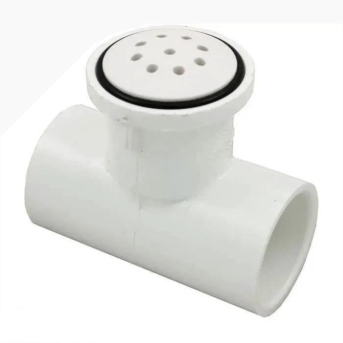 Waterway Top Flo Air Injector [1" Slip Tee Style] [White] (670-2320) Spa Parts: Spa Air Blower Parts 672-2320
