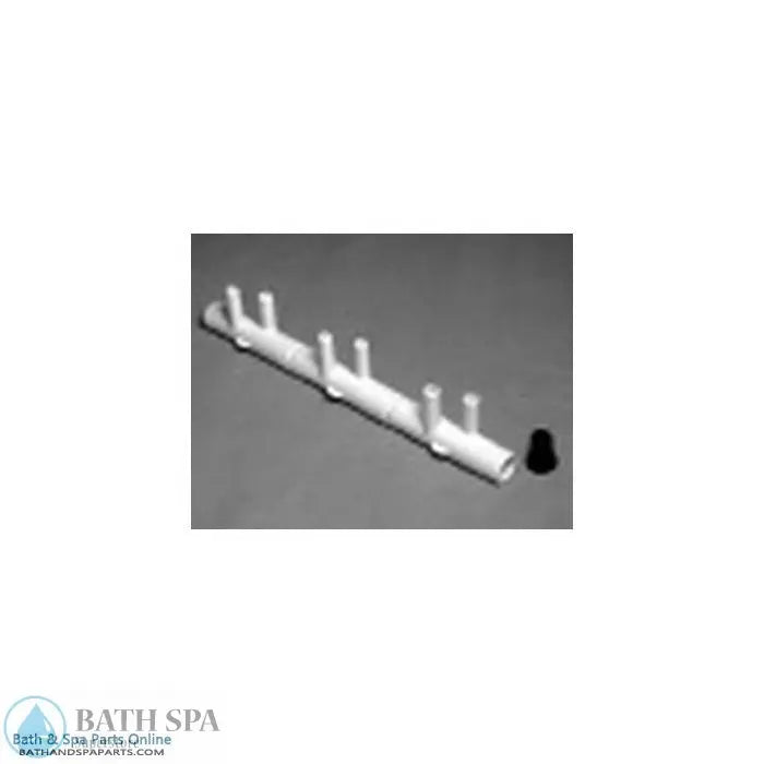 Waterway 6-Port Manifold [3/4" Barb x 3/8" (6) Smooth Barb] (672-7190) PVC Plastic Fittings & Valves: Manifolds 672-6970