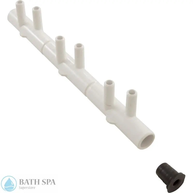 Waterway 6-Port Manifold [3/4" Barb x 3/8" Barb 2-4-6 Smooth Barb] (672-6970) PVC Plastic Fittings & Valves: Manifolds 672-6970_a36a2cae-4adb-4f71-949d-f1c289cf5b12