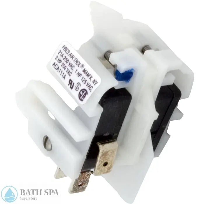 Pres:air:trol Air Switch [SPDT] [ALt] [Center Spout] (ACA-111A) Spa Parts: Spa Air Switches - Latching ACA-111A