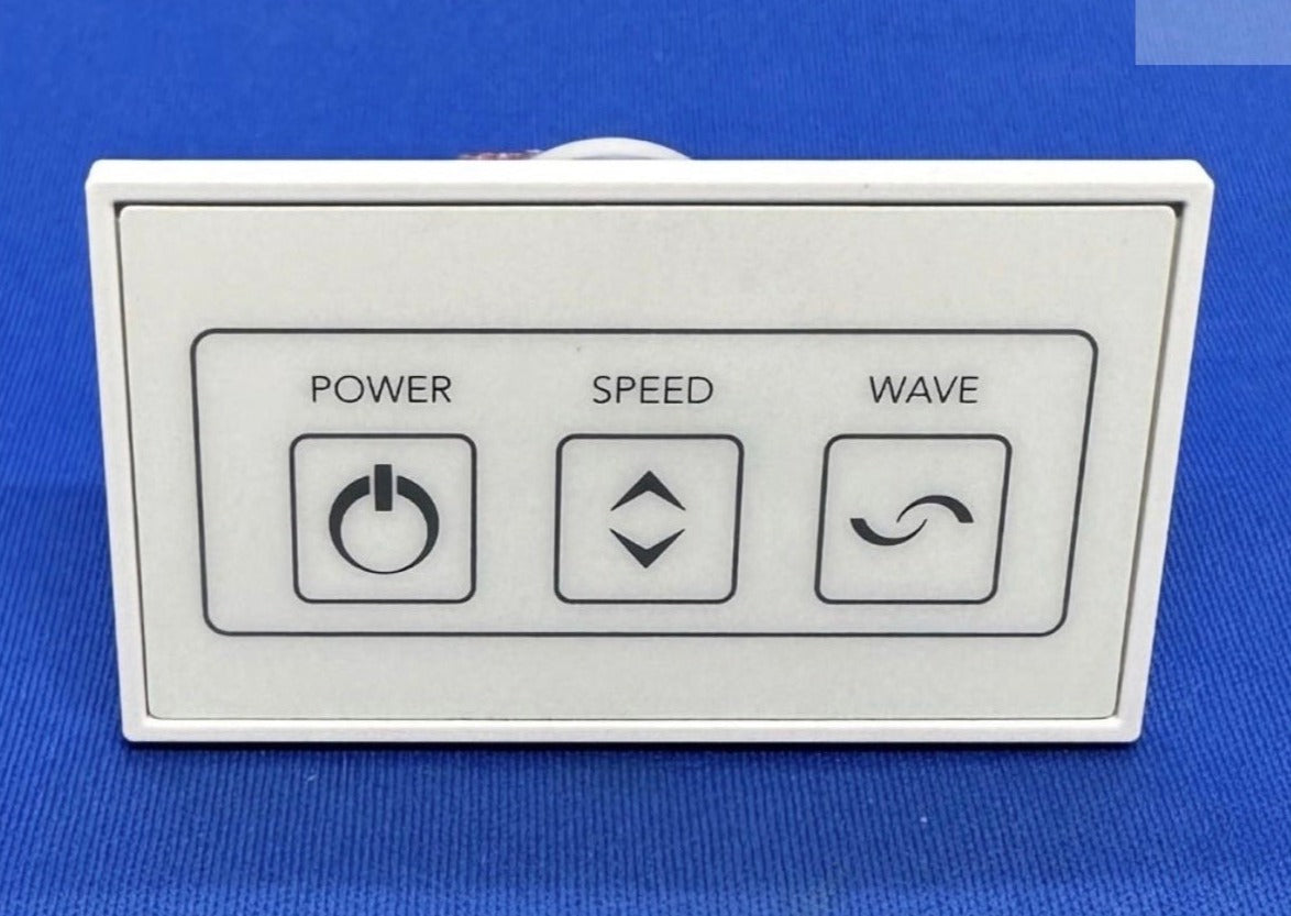 TMS Electronic Keypad, C.G. Air,  3 button Variable Speed Keypad Duravit (TMS1-KT-UV-V1-WP)