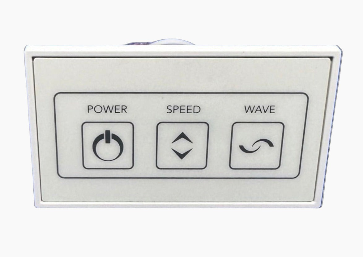TMS Electronic Keypad, C.G. Air,  3 button Variable Speed Keypad Duravit (TMS1-KT-UV-V1-WP)