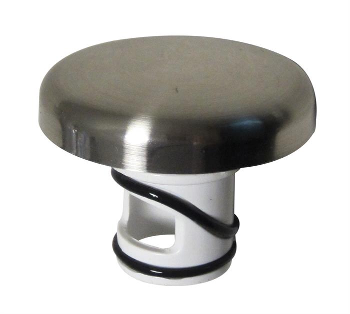 Air Control Knob with double o-ring 2" O.D. White