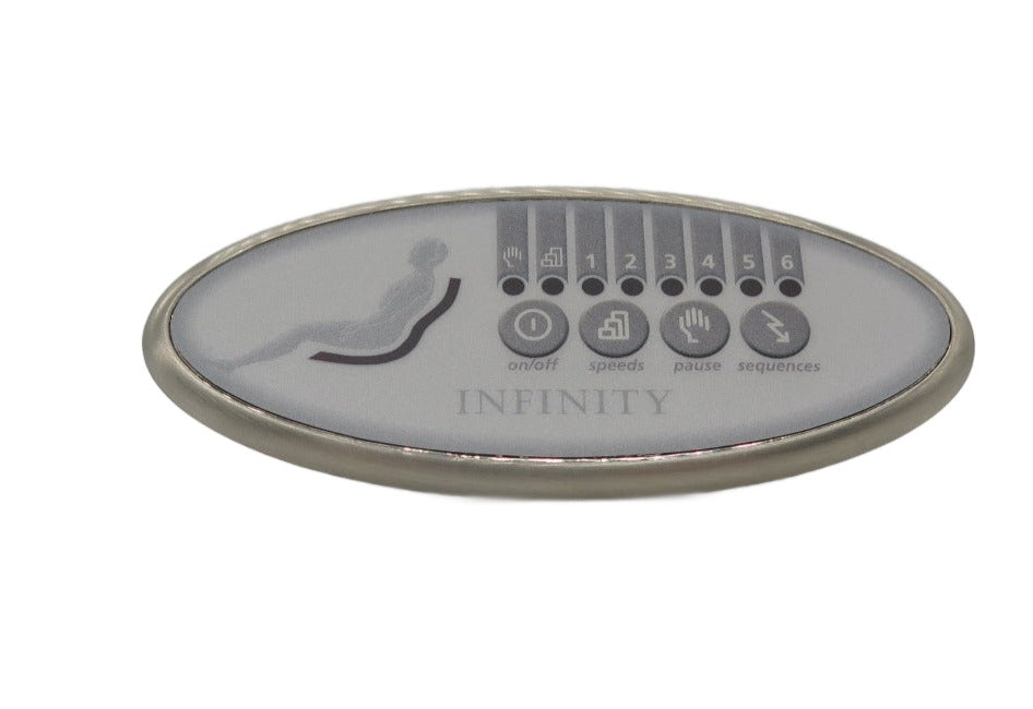 Aquatic (Gecko) Keypad 4 button LED, Satin Nickel (0105-010004)