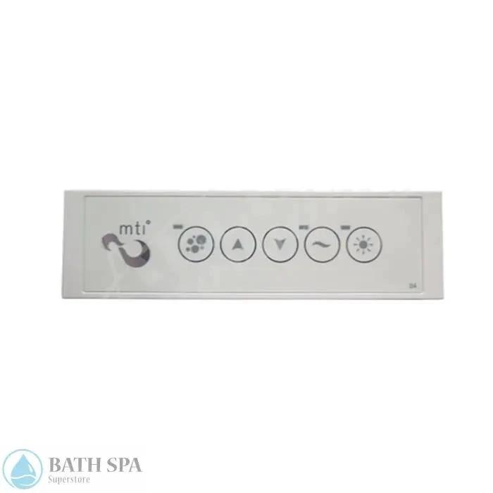 C.G. Air Spaside Control MTI Whirlpool LED 5 Button Blower - Variable Speed Air Flow Bath Parts MTI_LED-TS-BV_CH-V5