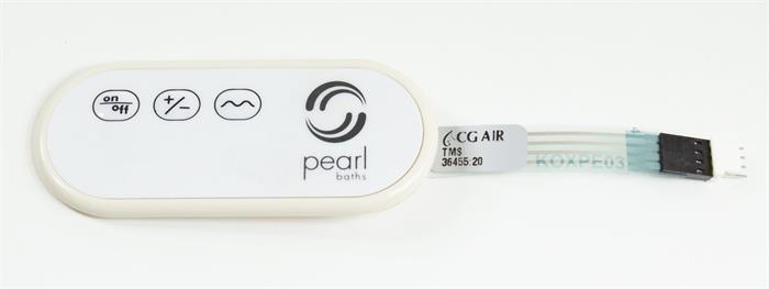 Pearl Keypad, TMS 3 button [KOXPE03] White 36455 20