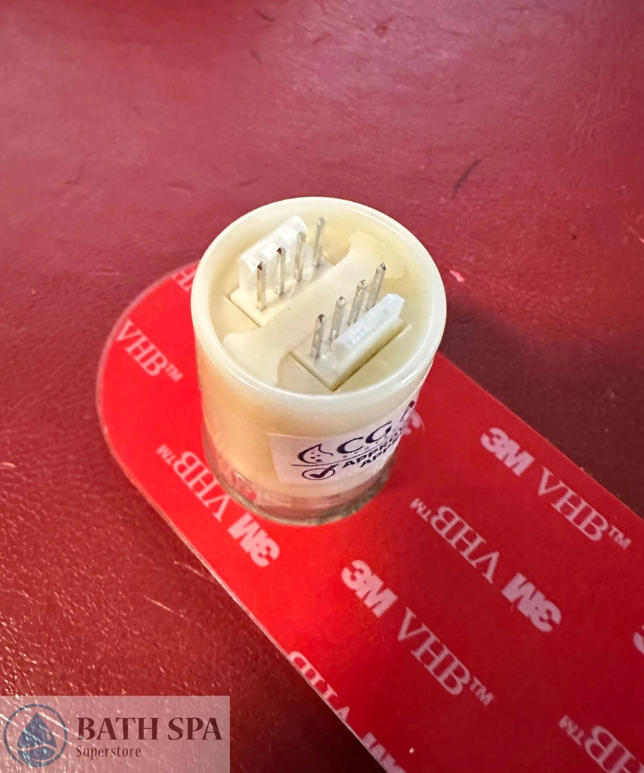 Electronic Keypad For Air Control System TMS5 KOCC10 CLP Variable Speed Blower Operation Bath Parts: Electronic Buttons (C.G. Air Electronic Button) TMS5-KOCC10-CLP_pins