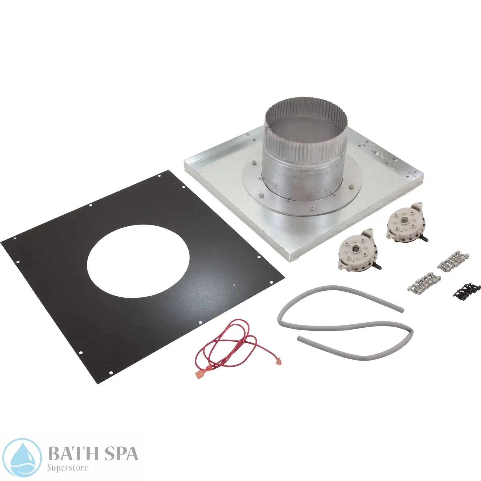 Hayward Universal H200FD Negative Pressure Indoor Vent Adapter (UHXNEGVT12001) Spa Parts: Spa Heaters (Gas Heater Parts) UHXNEGVT12001