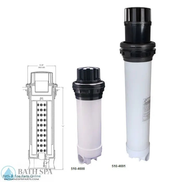 Waterway 16" Teleweir Skim Filter Cartridge [35 Sq. Ft.] Grey (510-4627) Spa Filters: Skim/Top Load Filter Waterway Skim Filters Waterway_512_Teleweir_Skim_Filter_Cartridge