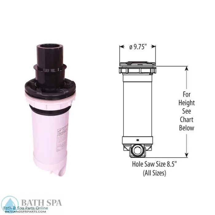 Waterway 2" Dyna-Flo XL Skim Filter Socket [100 Sq. Ft.] [26 1/4" Length] (512-0210) Spa Filters: Skim/Top Load Filter Waterway Skim Filters Waterway_DynaFloXL_Filter_Cartridge_47f7d1b0-8f71-4f5f-bd32-41d862b62672