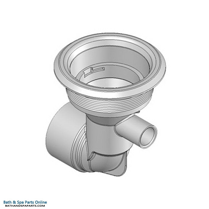 Balboa Super Cyclone II Jet Body [1/2" Slip x 1 1/2" Slip] [White] (90094100)