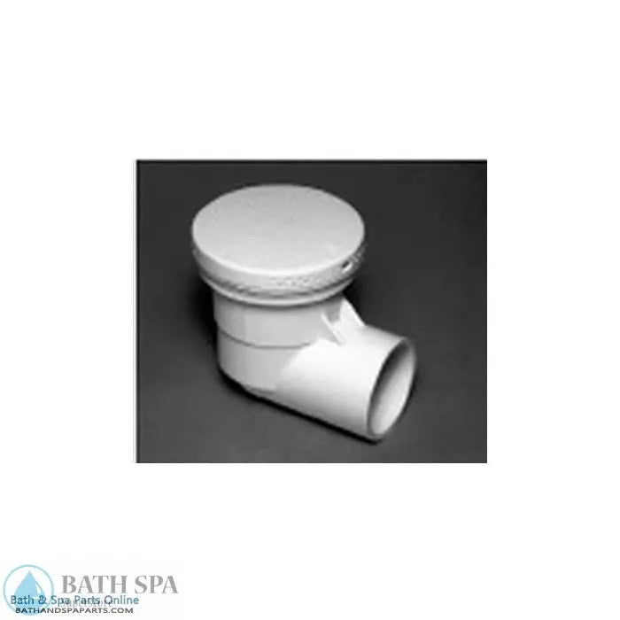 Waterway 90 Degree Elbow [Ell] Suction Assembly [1-1/2" Slip] [White Plastic] (640-4280) Spa Parts: Spa Suctions lo_pro31